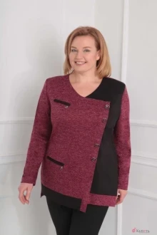 Джемпер (кофта) Орхидея Люкс 863 малиновый