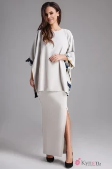 Блузка, туника, рубашка Teffi Style 1285 жемчуг