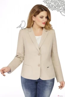 Жакет (пиджак) LeNata 11862 бежевый