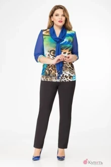 Блузка Дали 1267 василёк