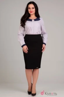 Юбка Таир-Гранд 6008 черный трикотаж