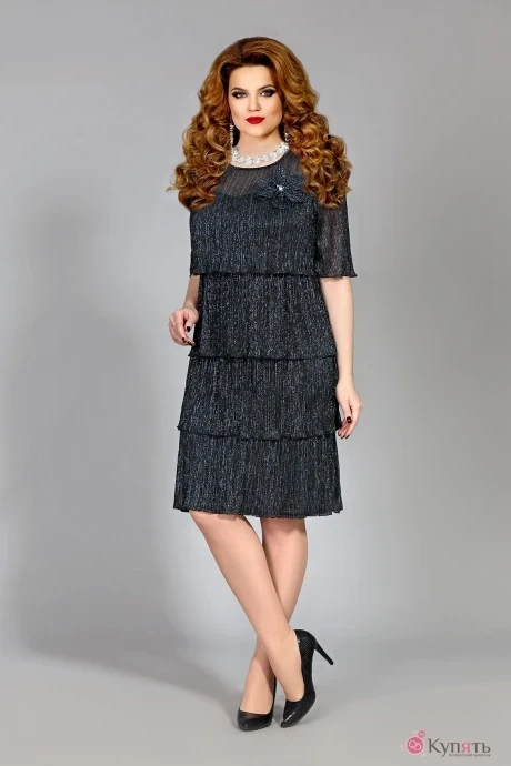 Платье Mira Fashion 4389 синий #1