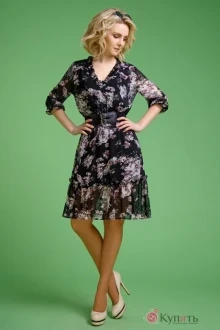 Платье Euromoda 145 черный