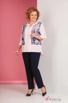 Блузка, туника, рубашка Ksenia Style 1505Б пудра