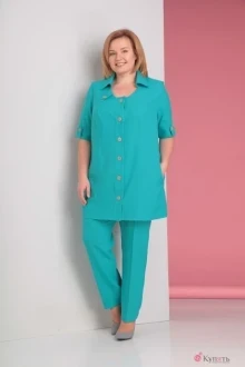 Брючный костюм Algranda 2938 бирюза