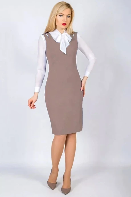 Сарафан TricoTex Style 6817к бежевый #1
