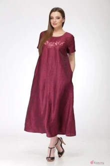 Платье MALI 429 бордо