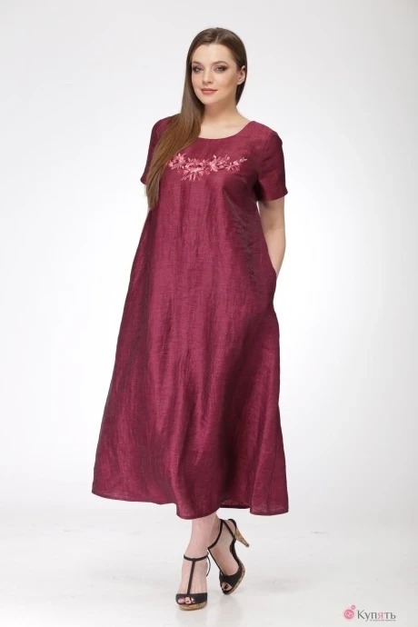 Платье MALI 429 бордо #1