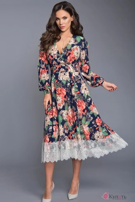 Платье Teffi Style 1310 индиго #1