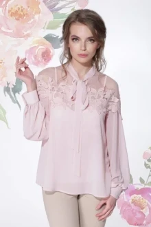 Блузка, туника, рубашка LeNata 11883 пудра