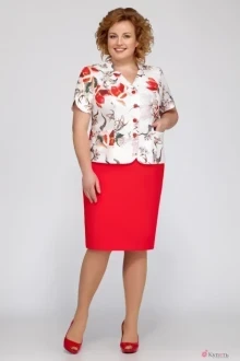 Юбочный костюм Bagira 408 красный