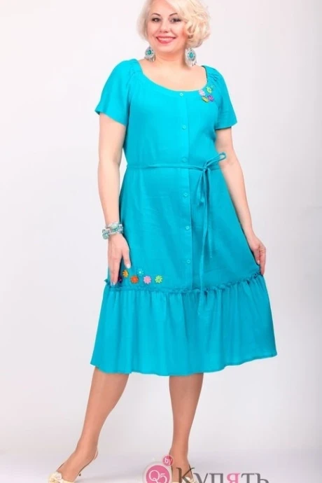 Платье Camelia 1727 бирюза #1