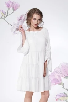 Платье LeNata 11886 молочный