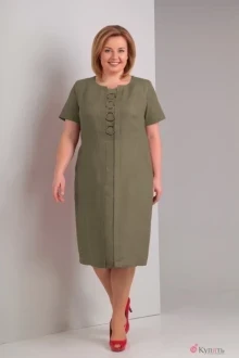 Платье Diamant 1293 мох