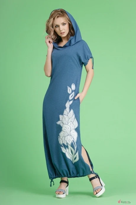 Платье Euromoda 080 джинс #1