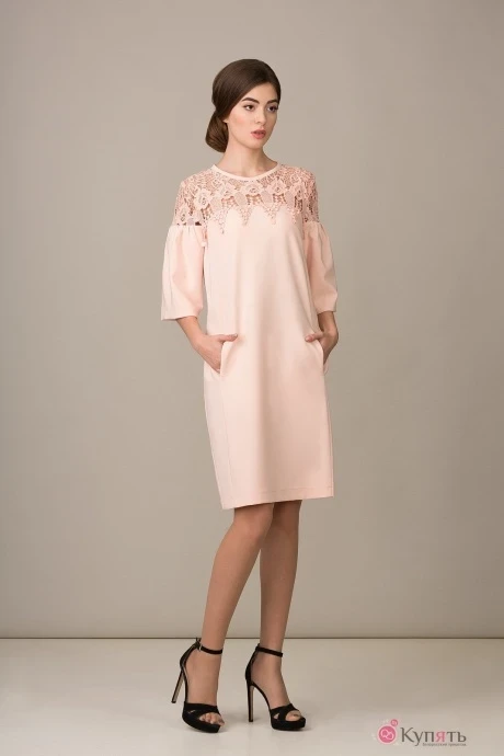 Платье Rosheli 454 пудра #1