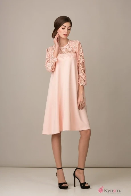 Платье Rosheli 460 пудра #1