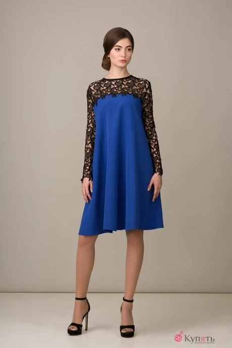 Платье Rosheli 461 василёк #1