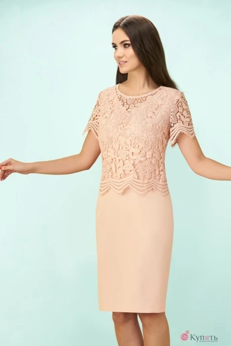 Платье Bazalini 3180 персик #1