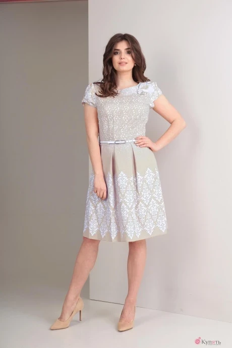 Платье TVIN 7144 бежевый #1