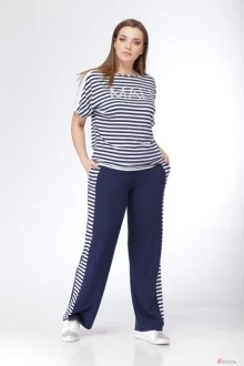 Брючный костюм MALI 713 синий