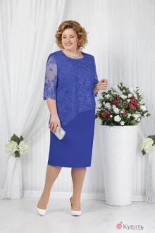 Платье Нинель Шик 2148 василёк