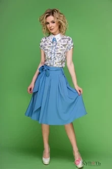 Юбка Euromoda 160 голубой