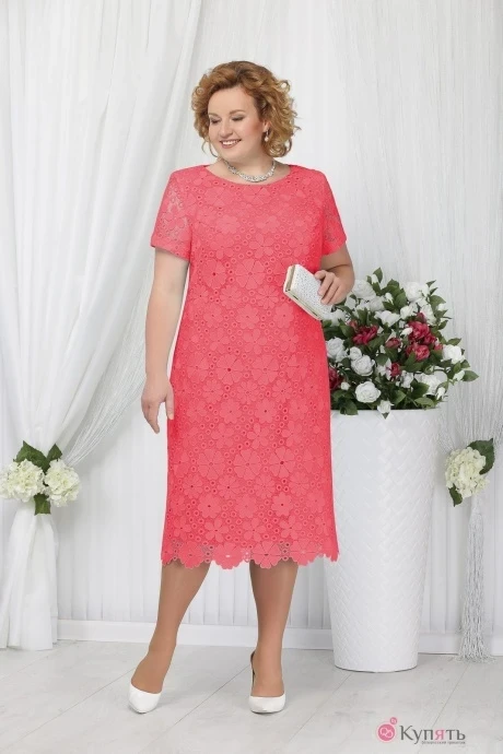 Платье Нинель Шик 5629 малина #1
