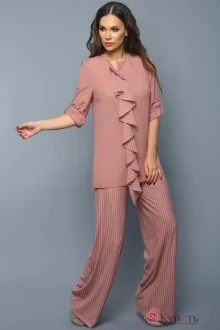 Брючный костюм Teffi Style 1333 терракот