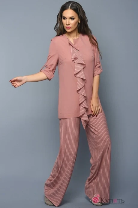 Брючный костюм Teffi Style 1333 терракот #1