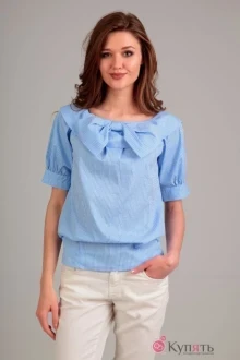 Блузка, туника, рубашка Таир-Гранд 62270 голубая-полоска