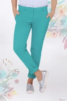 Брюки LeNata 11571 бирюза