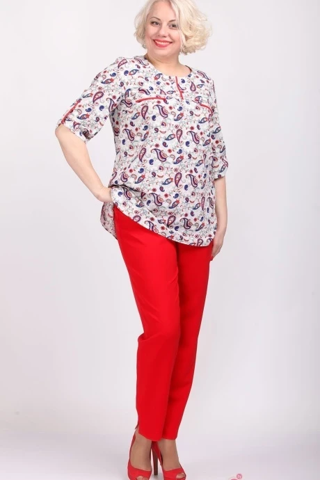 Блузка, туника, рубашка Camelia 1843 турецкие огурцы #1