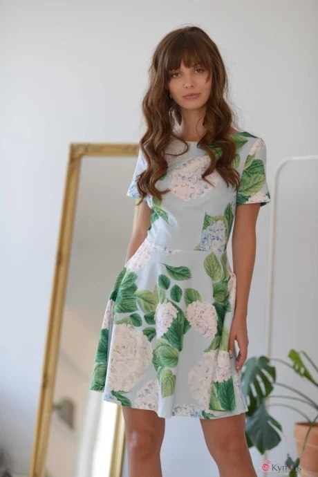 Платье PUR PUR 01-563 голубой #1