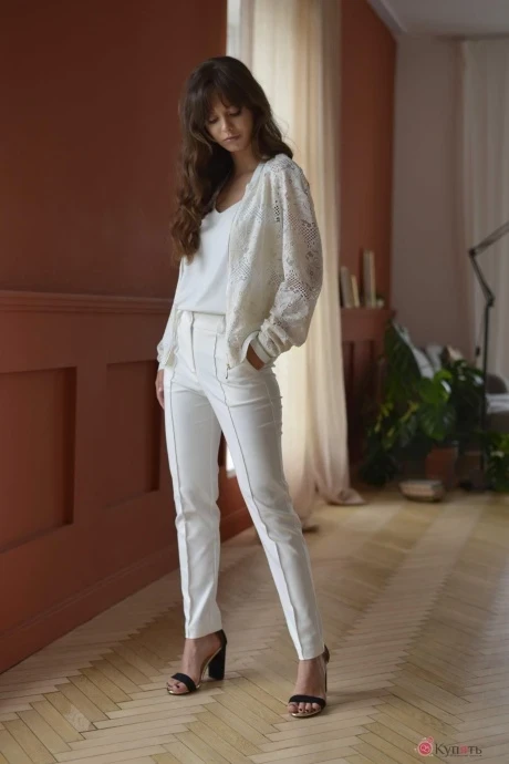 Брючный костюм PUR PUR 01-599 белый #1