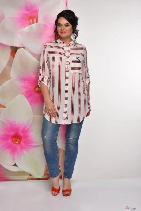 Блузка, туника, рубашка SolomeaLux 483-1 #1