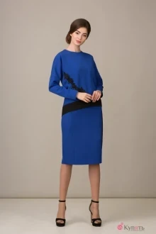 Юбочный костюм Rosheli 484 василёк