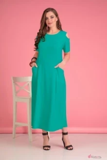 Платье Anastasia Mak 501 бирюза