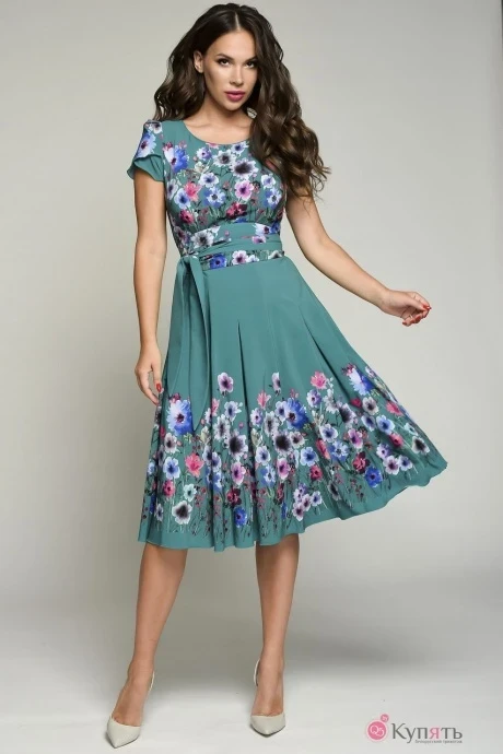 Платье Teffi Style 721/3 изумруд #1