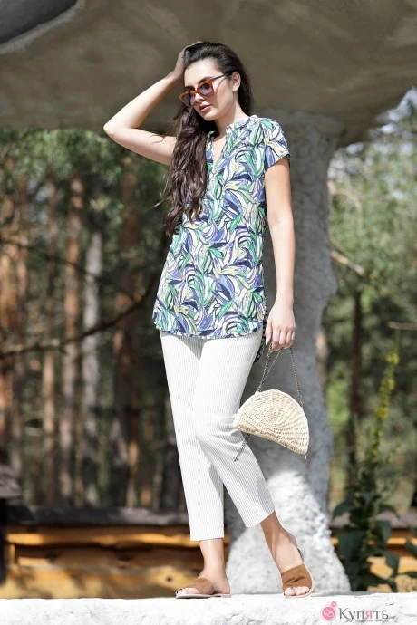 Брючный костюм УТИЛЬ PiRS 437 с синим #1