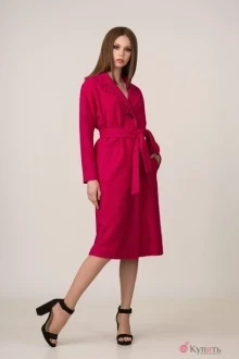 Пальто Rosheli 374 малиновый