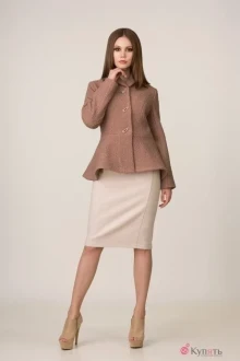 Куртка Rosheli 378 кофе с молоком