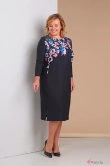 Платье ALGRANDA (Novella Sharm) 3047 т.синий