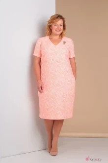 Платье ALGRANDA 3059 персик