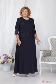 Платье Нинель Шик 2160 тёмно-синий