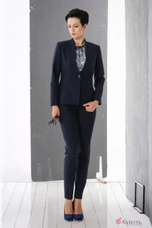 Брючный костюм GIZART 7020 темно-синий