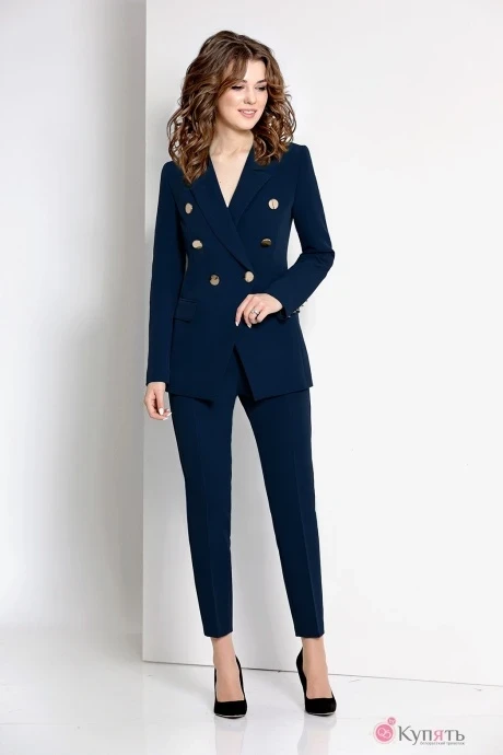 Брючный костюм EOLA 1453/1 темно-синий #1