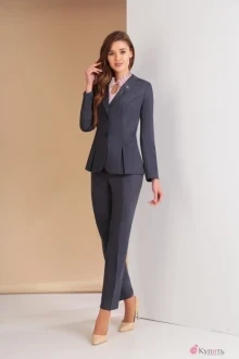 Брючный костюм Ksenia Style 1552А темно-синий