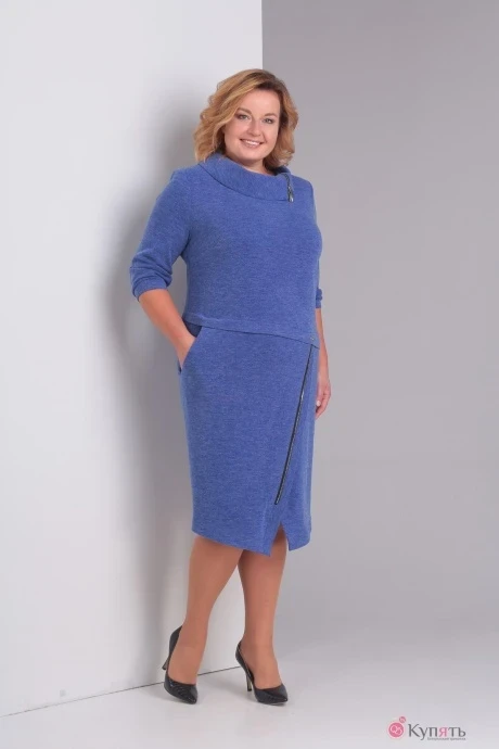 Платье Diamant 1262 василёк #1