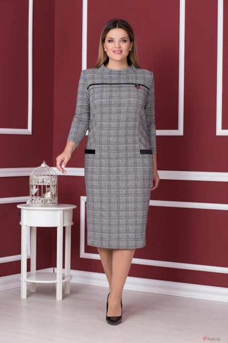 Платье Надин-Н 1551 серый #1